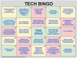 Tech Bingo Card Image 